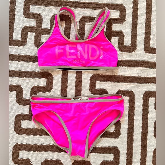 FENDI hot pink bikini- 2pc